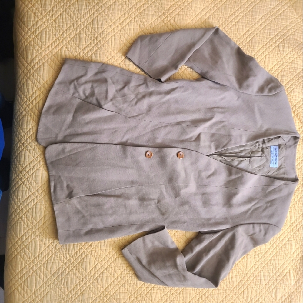 Tan colored emporium Armani  blazer.  Size 42